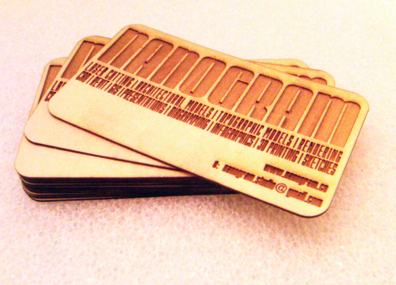 Nanogram in Basswood: Experimentations