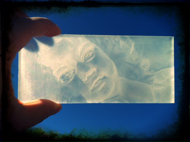 Laser Engraved Portrait 004