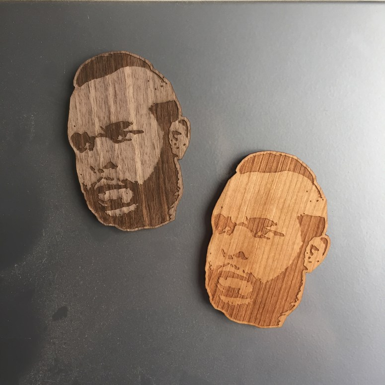 Mr T wood magnets 15