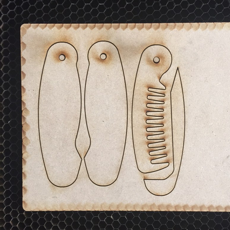 step 08 making your own folding wood beard comb tutorial by thenanogramstore