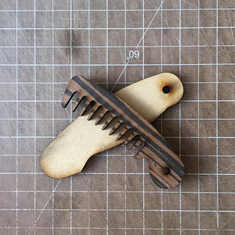 step 10 designing a diy laser cut comb tutorial by thenanogramstore
